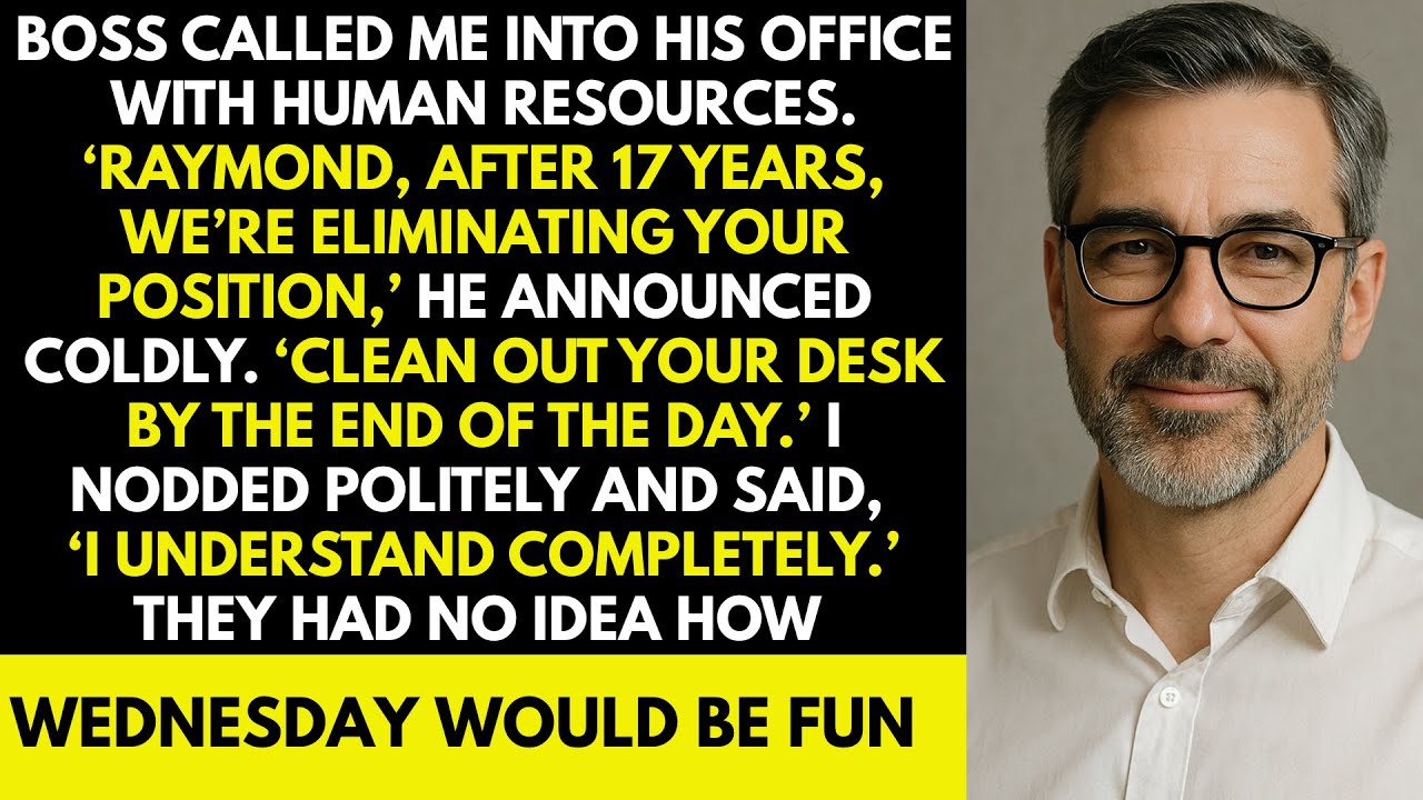 Boss Fired Me After 17 Years Without Warning; But I Knew Something They Didn't...