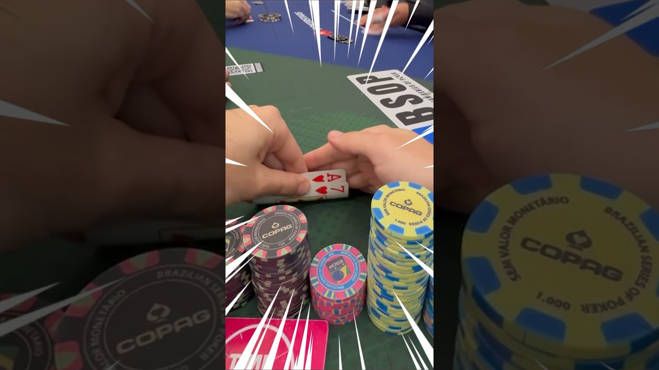 O Flop dos sonhos 💥😍#poker #pokervlog #reels #pokerbrasil #bsop #MainEvent #texasholdem #poquer