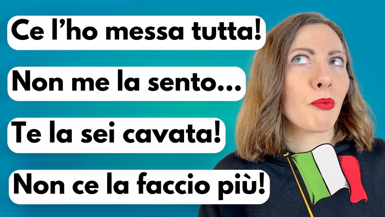 9 Espressioni con VERBI PRONOMINALI: gli ITALIANI le usano Ogni Giorno | Lezione di italiano (B1/B2)