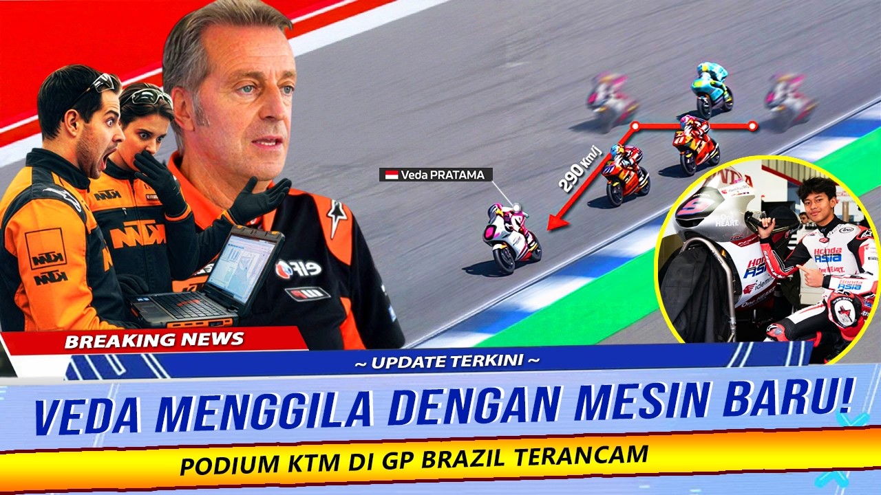VEDA BIKIN KTM KETAR-KETIR! HONDA KELUARKAN MESIN BUAS JELANG MOTO3 BRASIL 2026