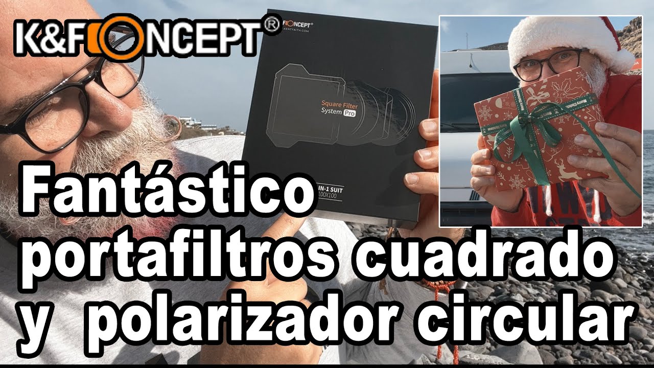 Kit Portafiltros cuadrados y polarizador circular System Pro de K&F Concept - EN ESPAÑOL