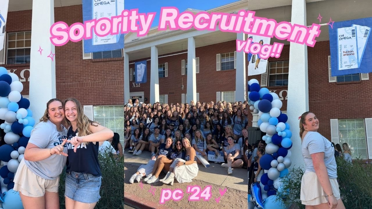 sorority recruitment vlog! | UNIVERSITY OF ARIZONA