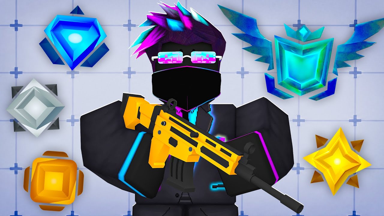 Zmierzyłem się 1 na 1 z KAŻDĄ RANGĄ w Roblox Rivals!