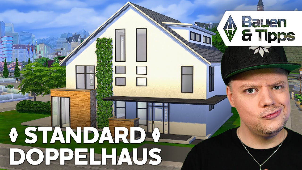 Grundriss bauen 🏠🏠 Standard Doppelhaus in Die Sims 4 💚 Let's Build #1 (deutsch)