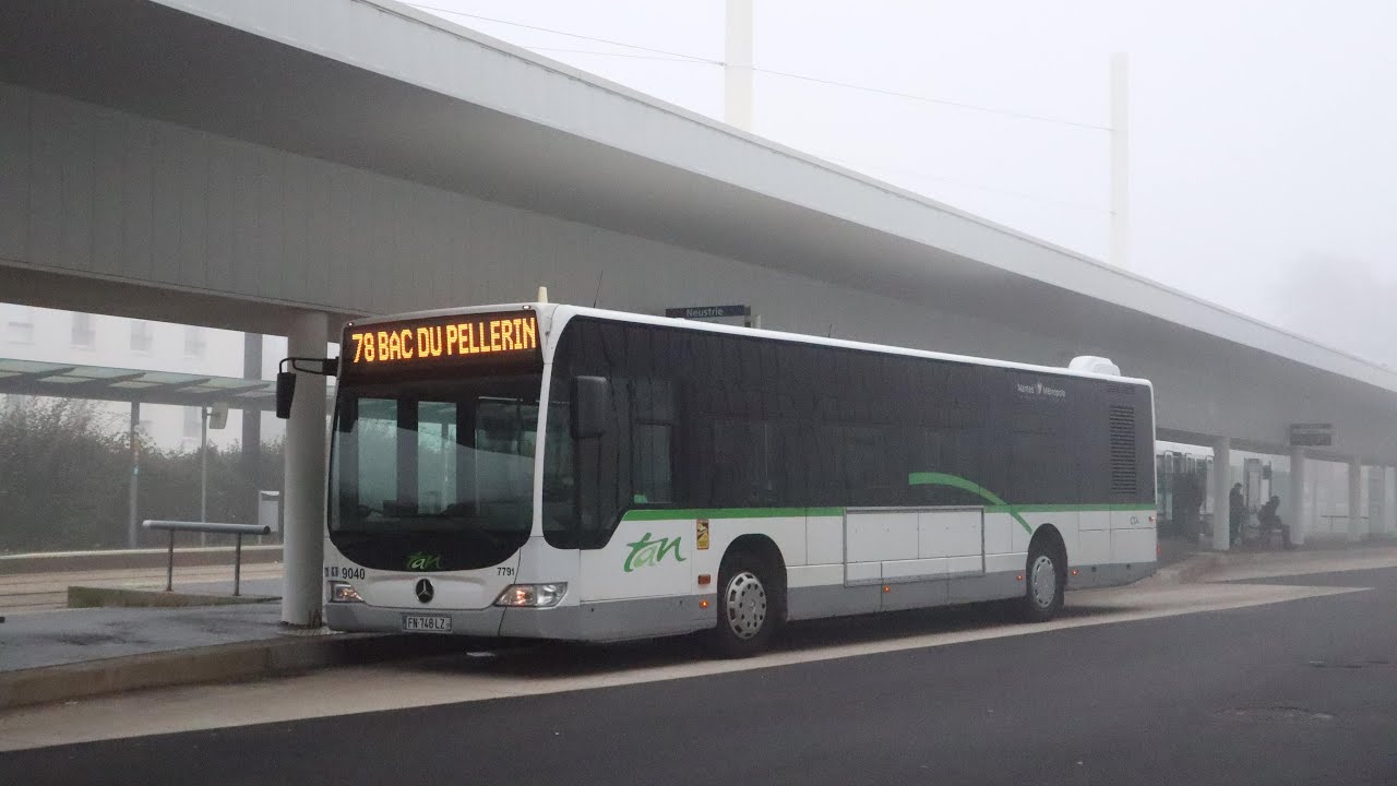 Mercedes Citaro Facelift n°9040 | ligne 78 Neustrie - Bac du Pellerin | Réseau TAN | Nantes