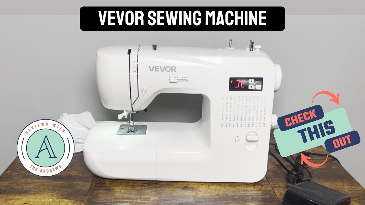 Швейная машина Vevor 2200 с 60 вариантами стежков #sewingmachine