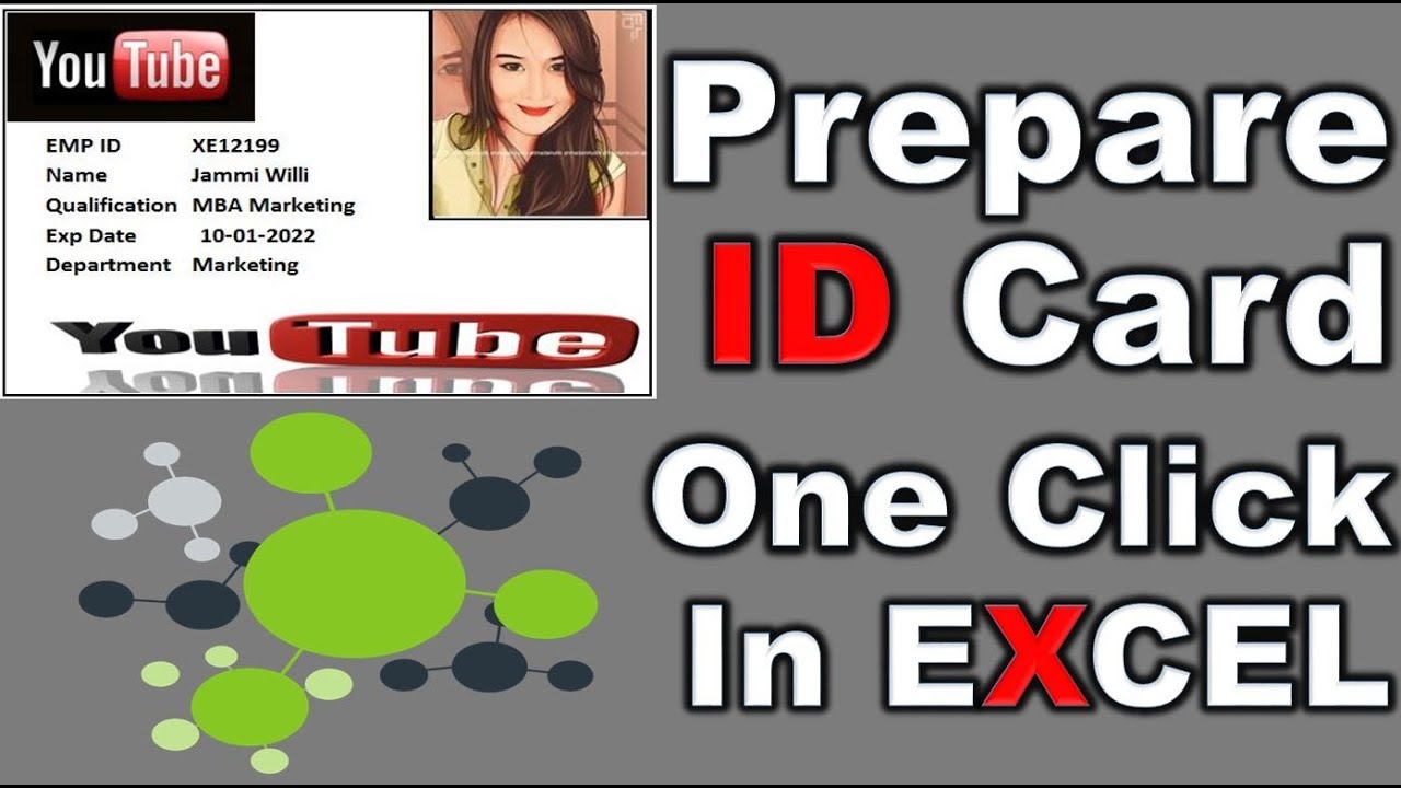 How to Create automatic Employee id cards in excel