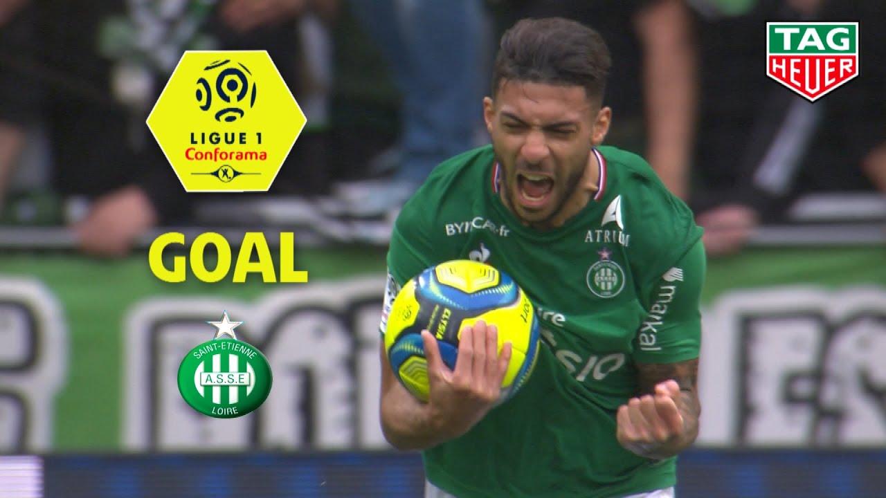 Goal Denis BOUANGA (68') / AS Saint-Etienne - Girondins de Bordeaux (1-1) (ASSE-GdB) / 2019-20