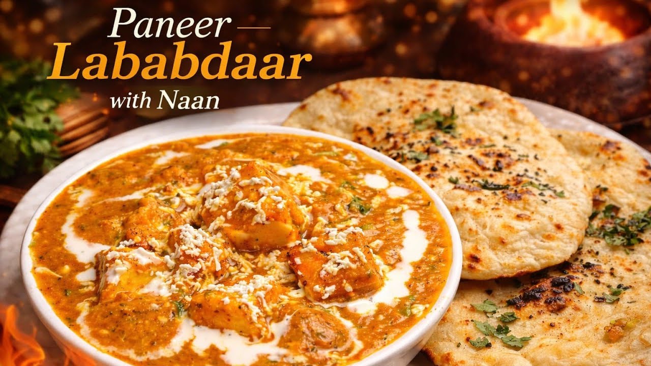 Restaurant Style Paneer Lababdaar with Naan :  Mouthwatering Recipe | आसान तरीका पनीर लबाबदार रेसिपी