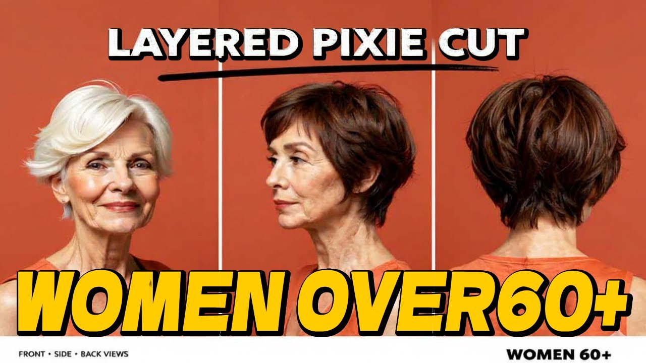 HAIRCUTS TIPS PIXIE HAIRCUT FOR WOMEN OVER 60+| 