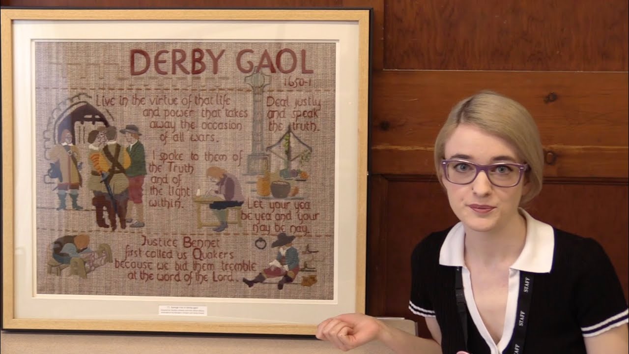 George Fox Derby Gaol Panel of the Quaker Tapestry