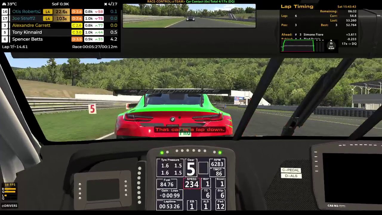 Podio Ap&oacute;s a 1&ordf; Curva BMW 12.0 Series | Lime Rock Park