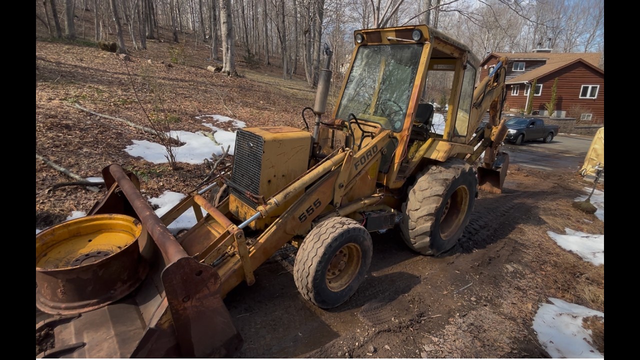 1984 Ford 555 Backhoe - Rebuild