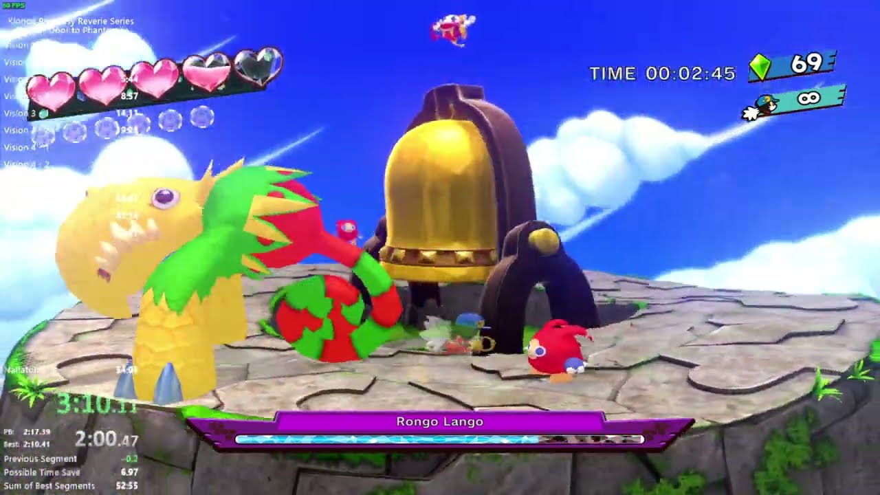 Klonoa: Door to Phantomile Any% in 43:10 IGT [KPRS, Easy, Standard]