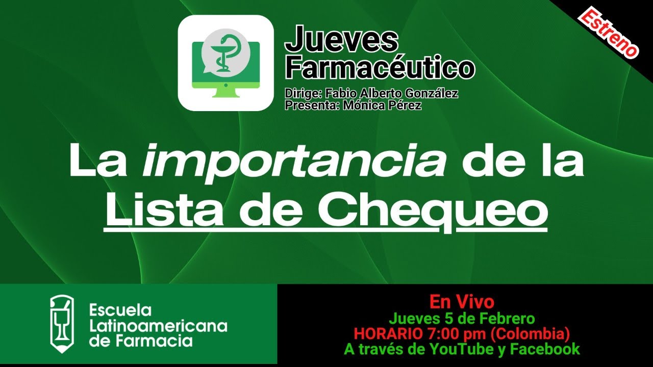 Importancia de la lista de chequeo