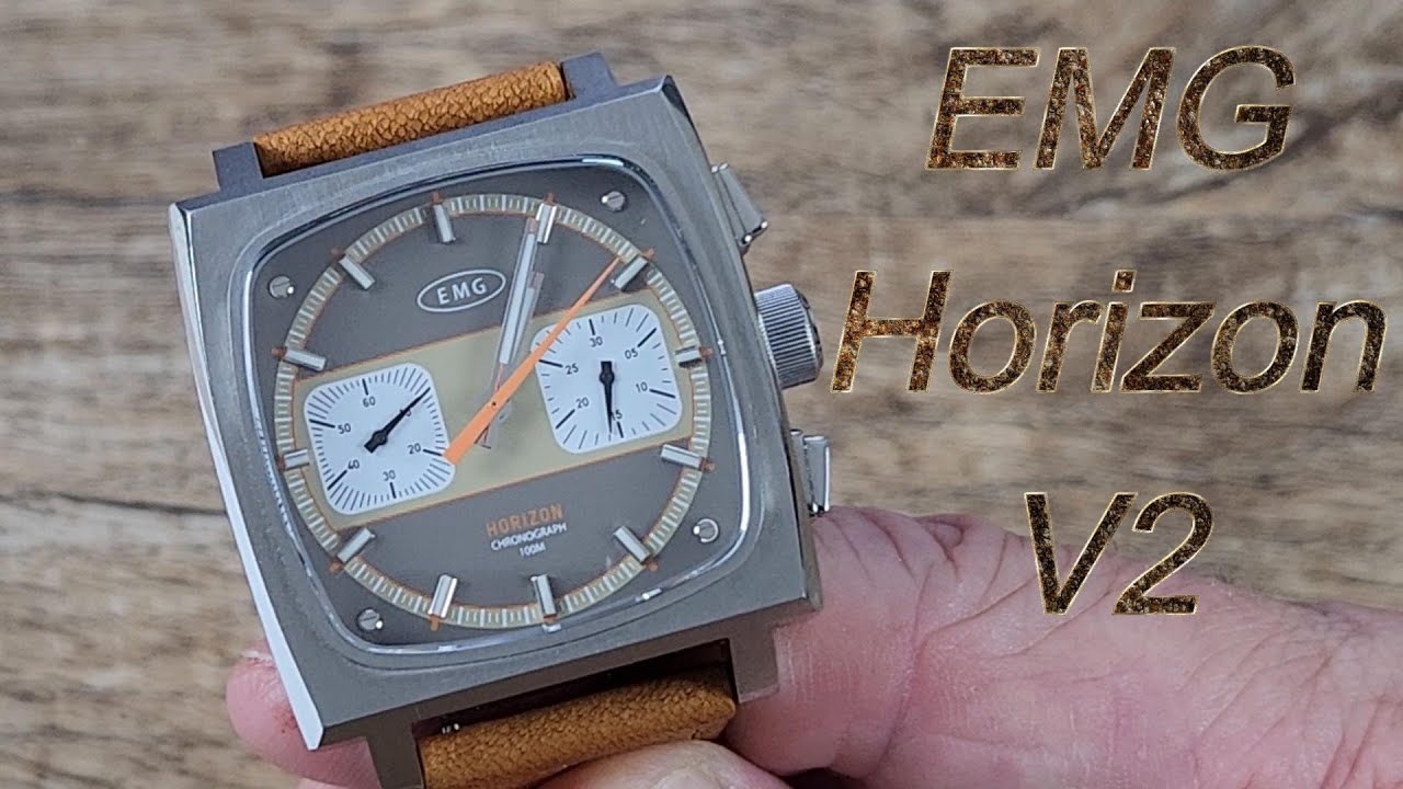 EMG Horizon V2!! Brown Chronograph!
