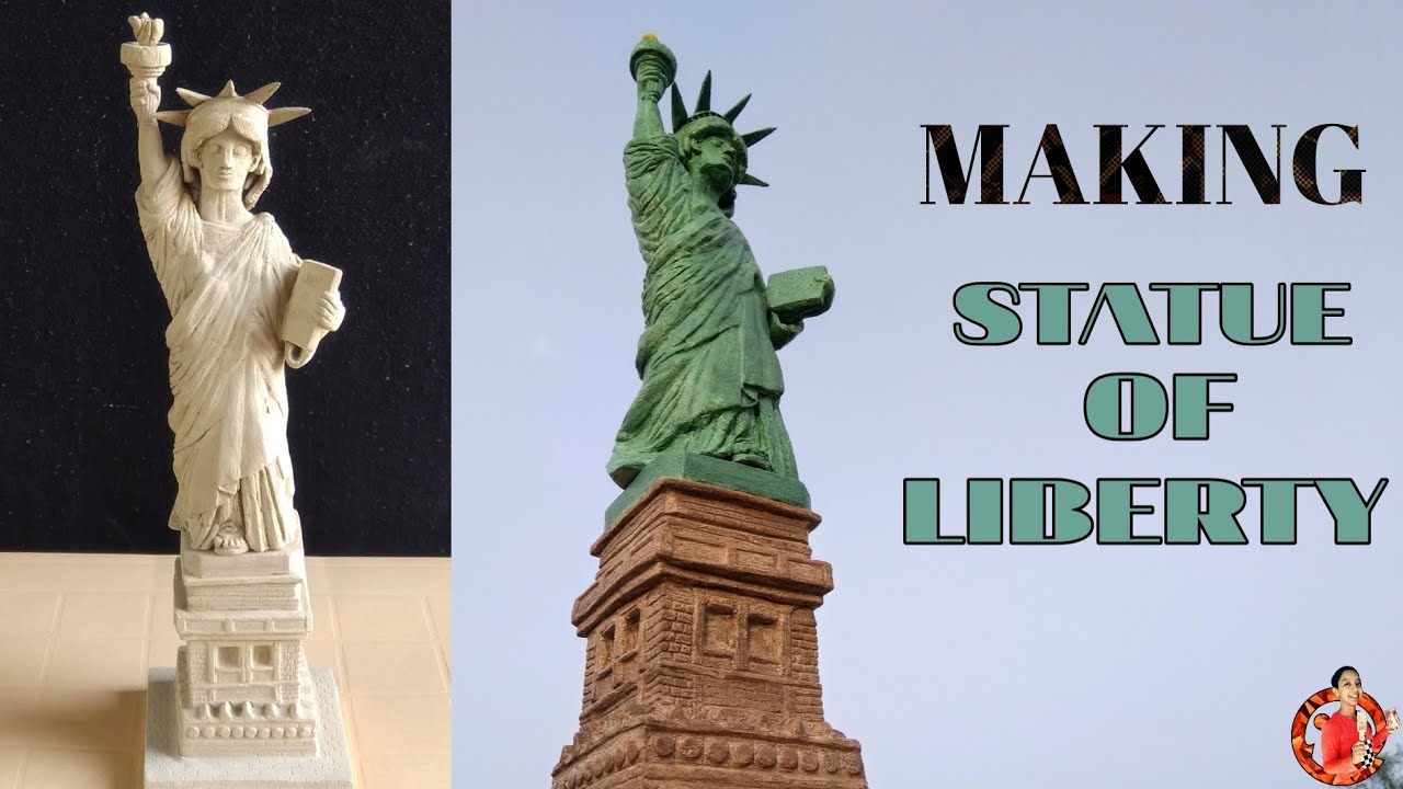 Sculpting STATUE OF LIBERTY | Sand Sculpture | Timelapse | STATUE OF LIBERTY