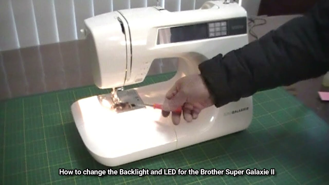 How to change the backlight and LED for the Brother Super Galaxie II