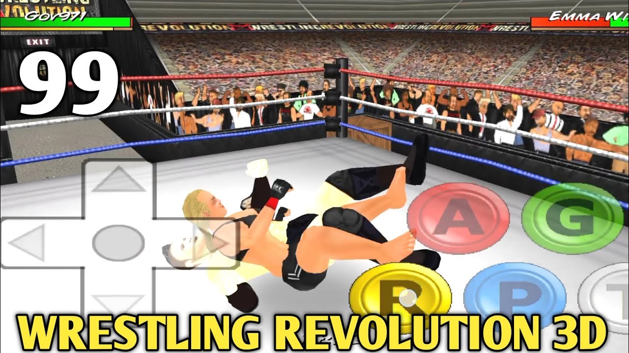 Wrestling Revolution 3d Gameplay || fight games || Wrestling Career || Fight - 99