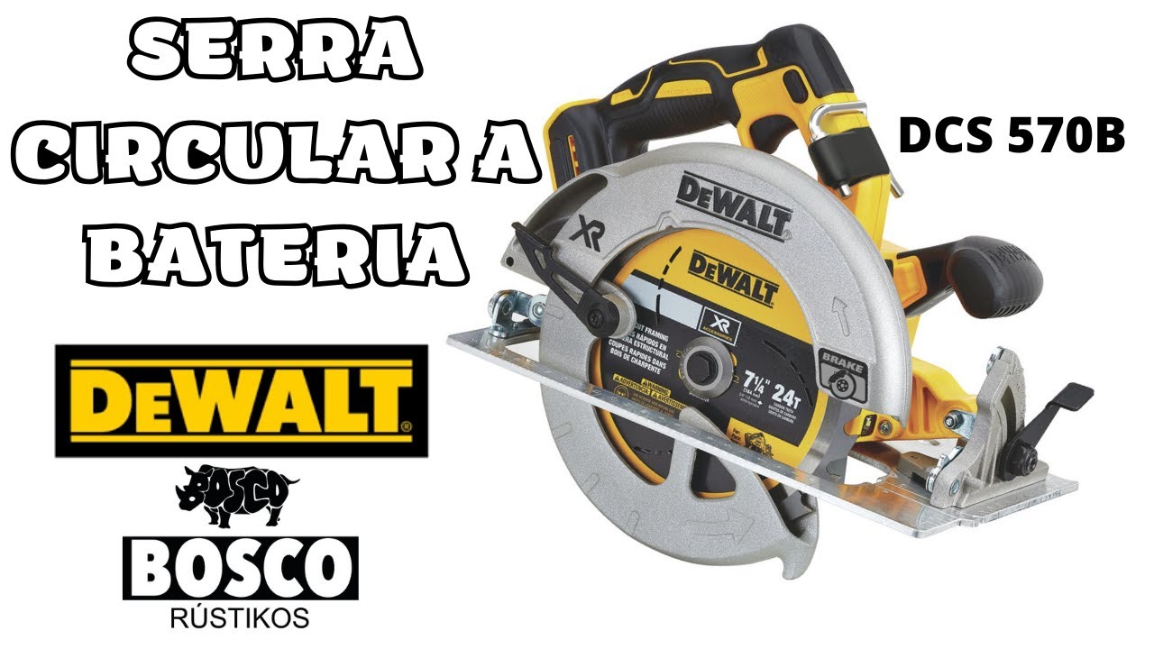 SERRA CIRCULAR DEWALT - DCS 570B - BRUSHLEES 20V MAX #ferramentaseletricas