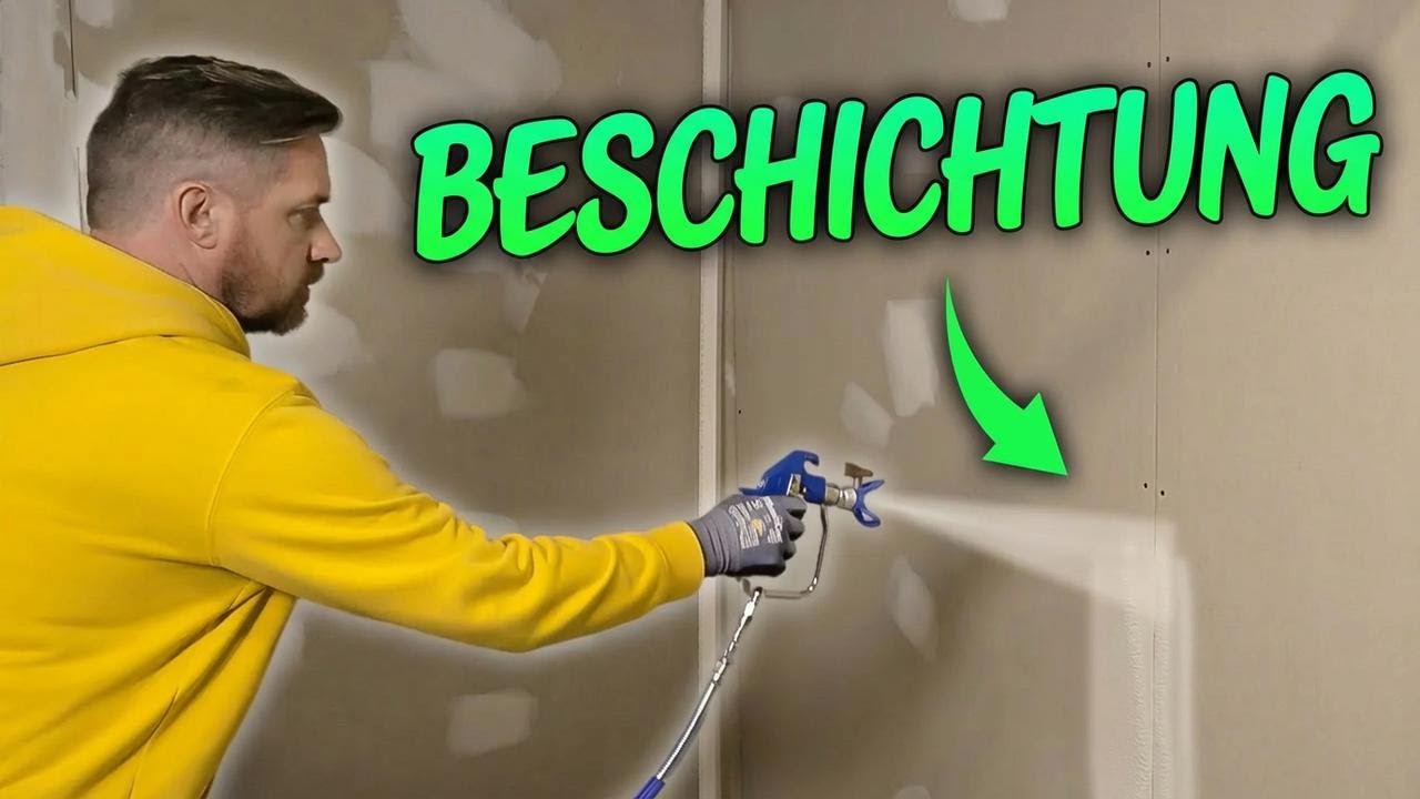 Perfekte Wände & Decken: Mit Airless-Spachtel in Rekordzeit!
