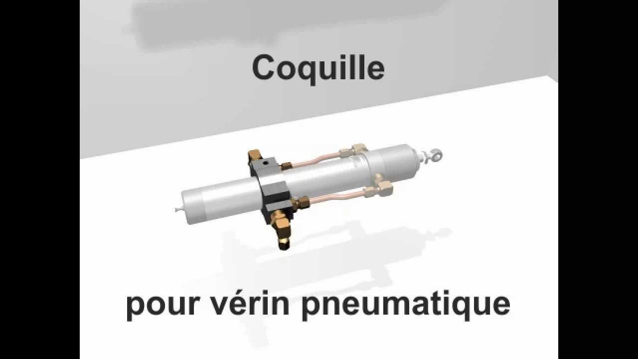 Coquille pour vérin pneumatique
