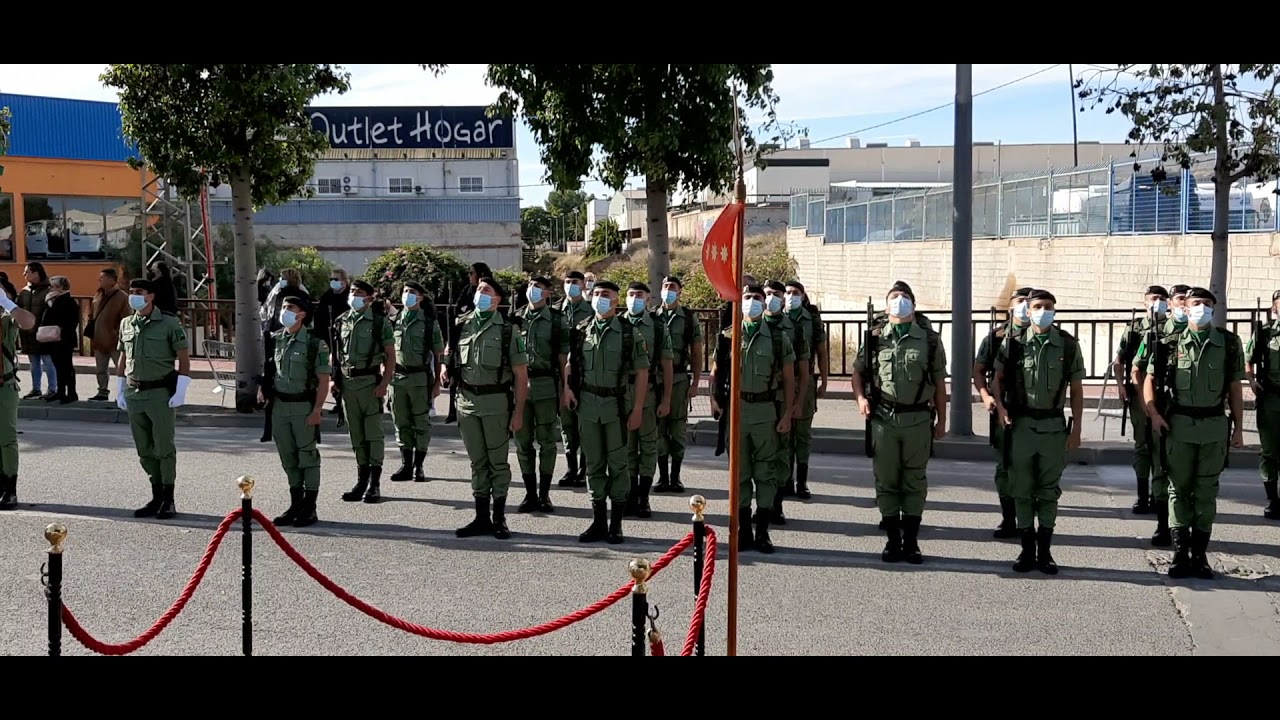 Inauguración Avda Regimiento Zaragoza 5 de paracaidistas en Alcantarilla (Murcia)