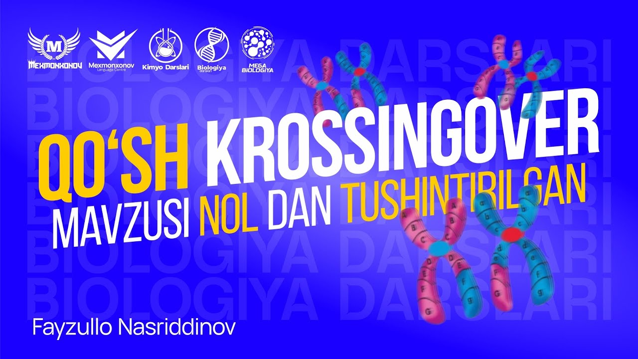 QOʻSH KROSSINGOVER MAVZUSI 0 DAN TUSHINTIRILGAN