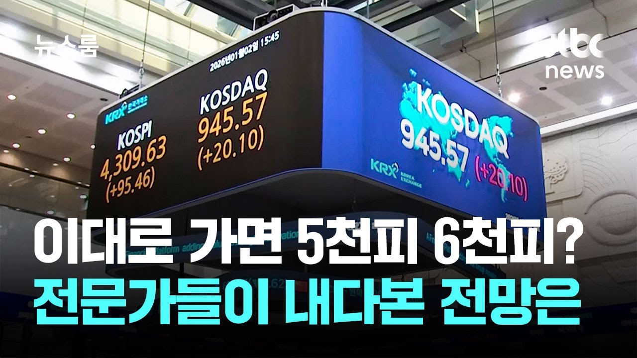 이대로 가면 5천피 6천피? 전문가들이 내다본 전망은 / JTBC 뉴스룸