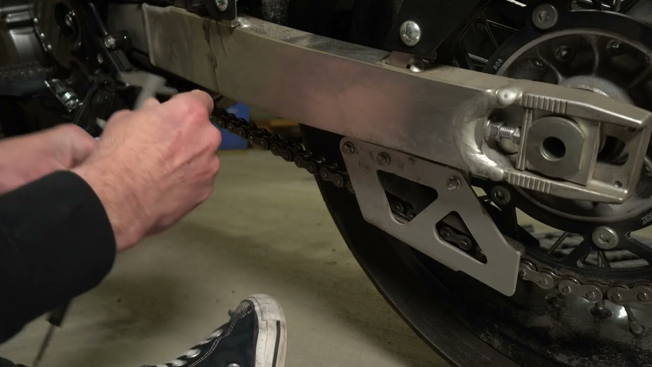 DRZ400 SM Chain Adjustment