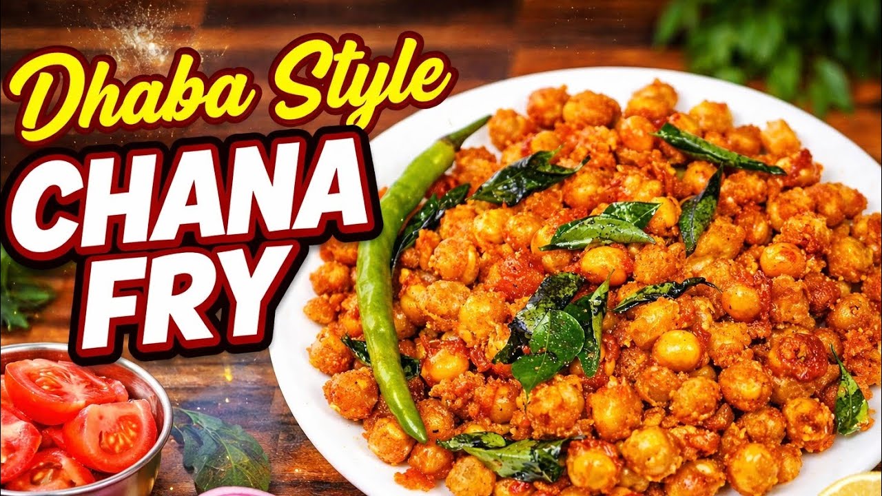 Kabuli chana fry dhaba style crispy and crunchy Kabuli chana very tasty easy to make Tea time snack 