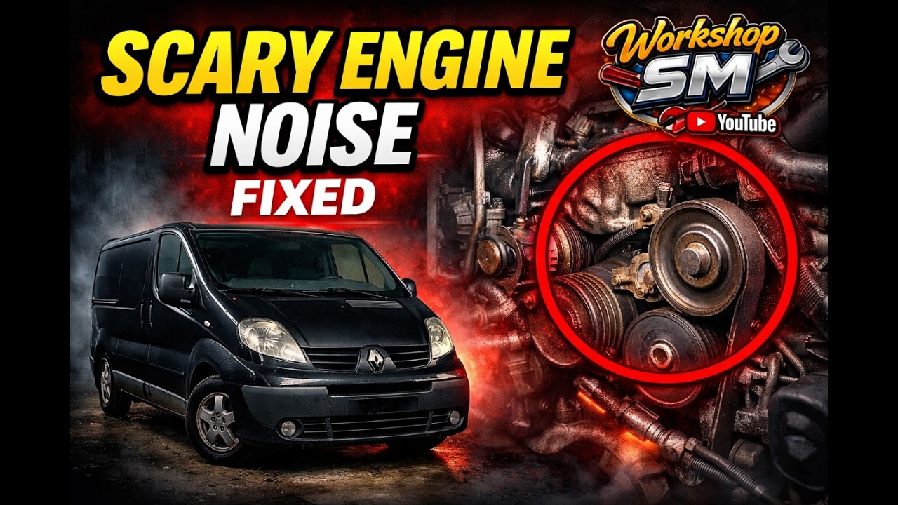 Renault Trafic 2.5 dCi Scary Rattling Noise – Crankshaft Pulley Fix