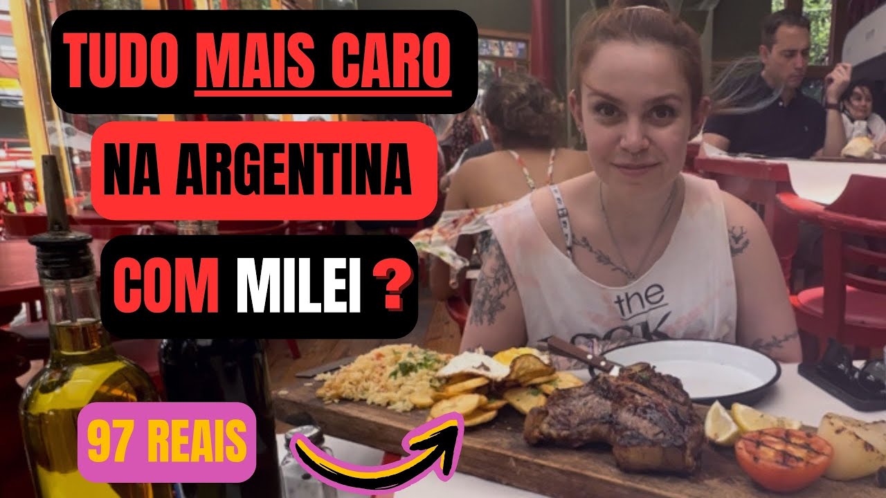 Preços de MERCADO e TRANSPORTE PÚBLICO na Argentina em 2024