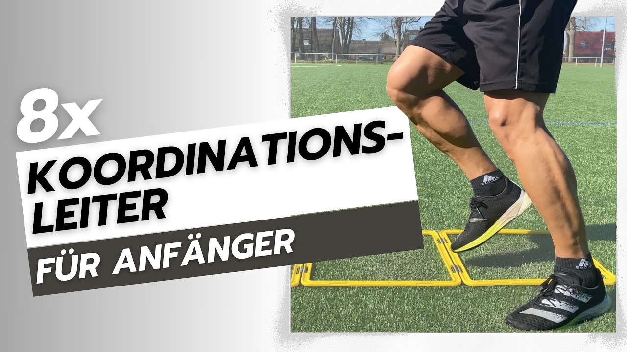 8x Koordinationsleiter für Kinder I Fußball Training für mehr Koordination und Schnelligkeit