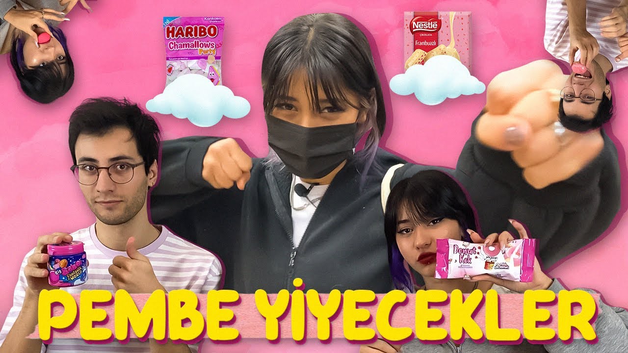 Sadece Pembe Yiyecekler Yiyoruz! | Fış Fış Merve Gurme Serisi 195. Bölüm @Keowri