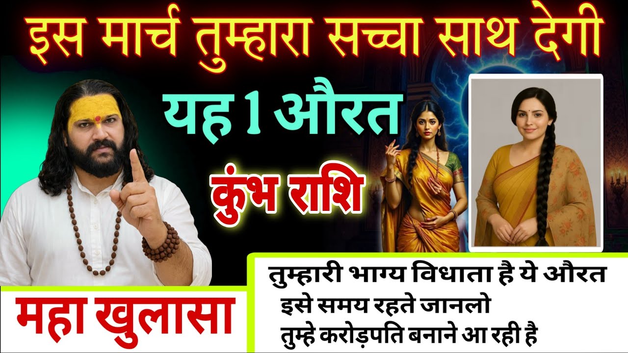 कुंभ राशि, 02,03,04 मार्च, इस मार्च सिर्फ यह एक इंसान आपका साथ देगा
