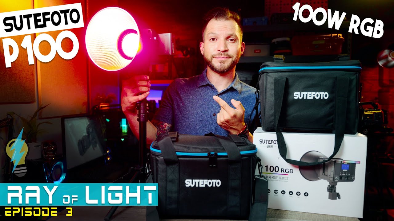 Affordable 100 Watt RGB!!  Sutefoto P100 RGB Light - Ray of Light Ep. 03