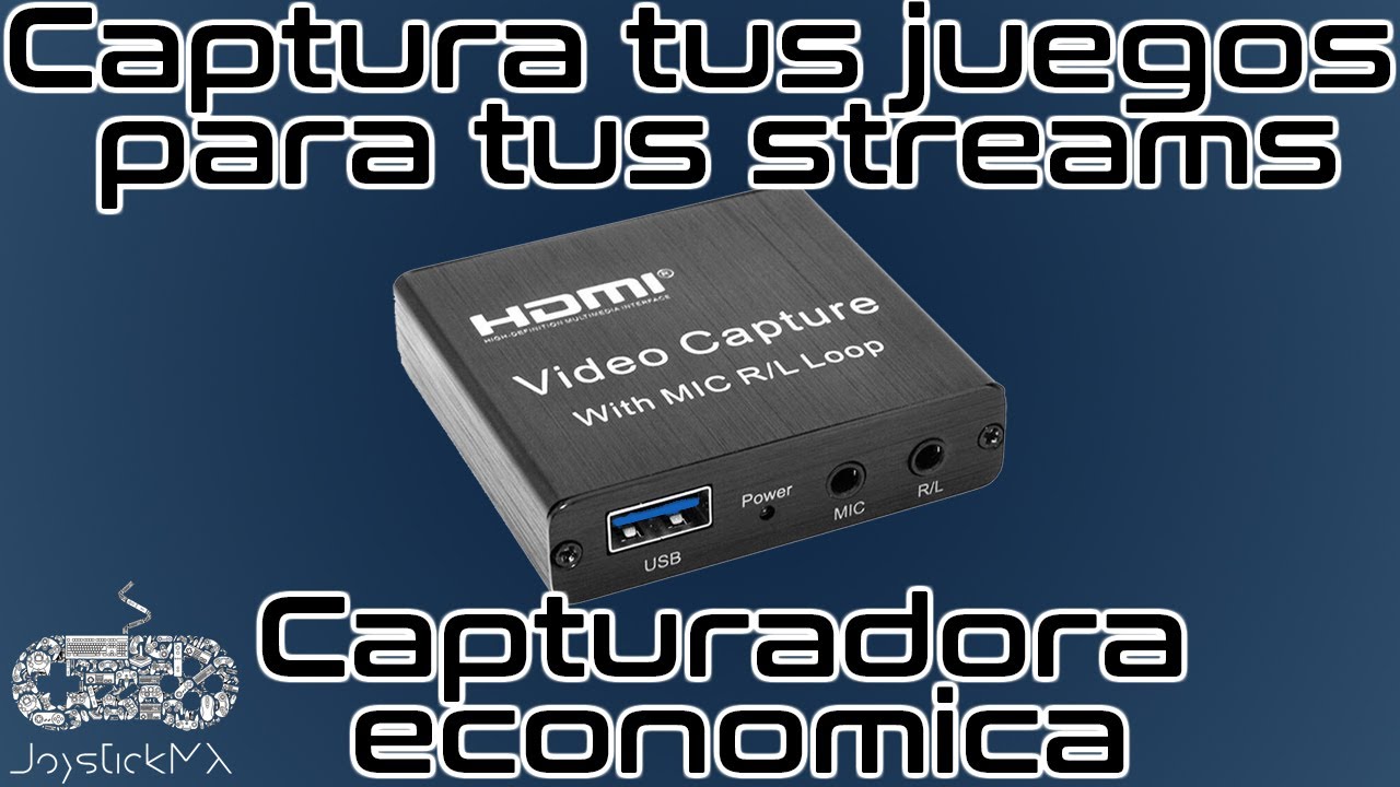 ¡La mejor capturadora para streams!. Capturadora por menos de 20 USD.