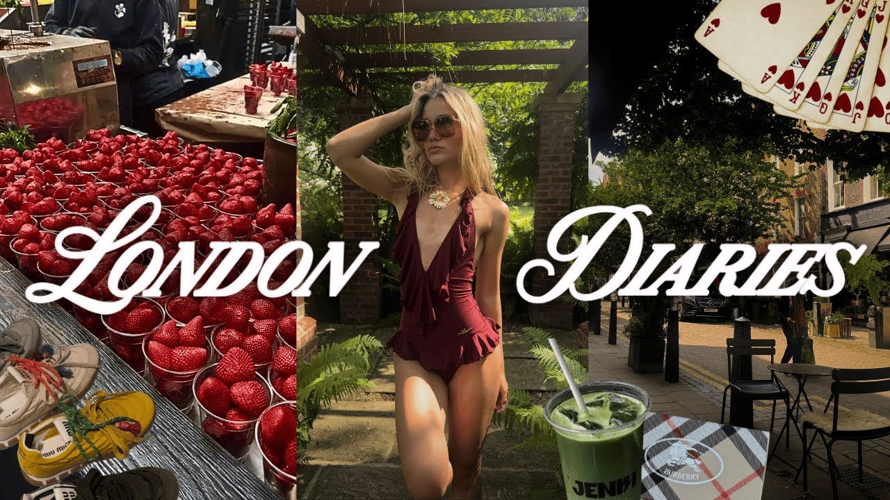 London Diaries Vlog: shopping haul, market food tour, grwm + more!