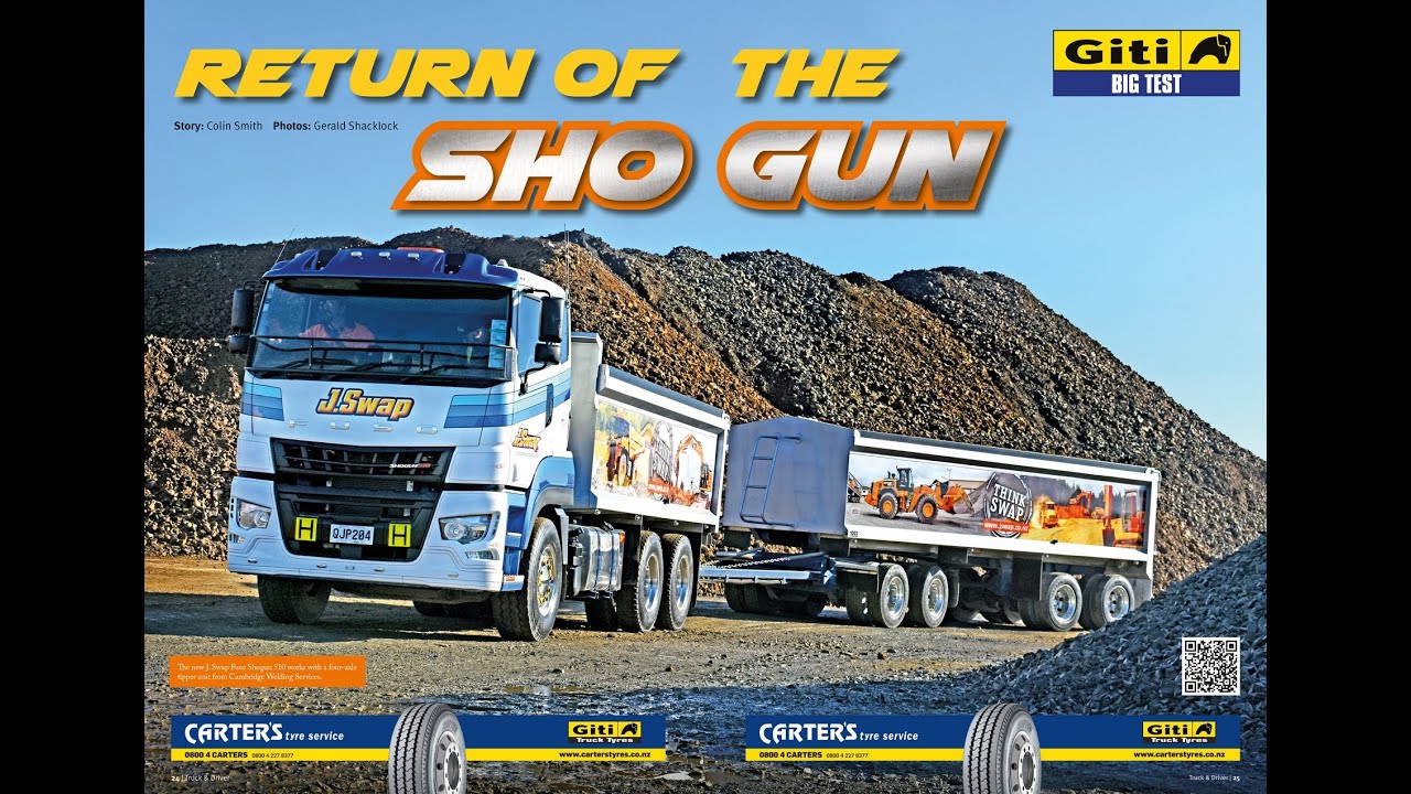Giti Tyres Big Test, Fuso Shogun 510hp, 6x4 tipper