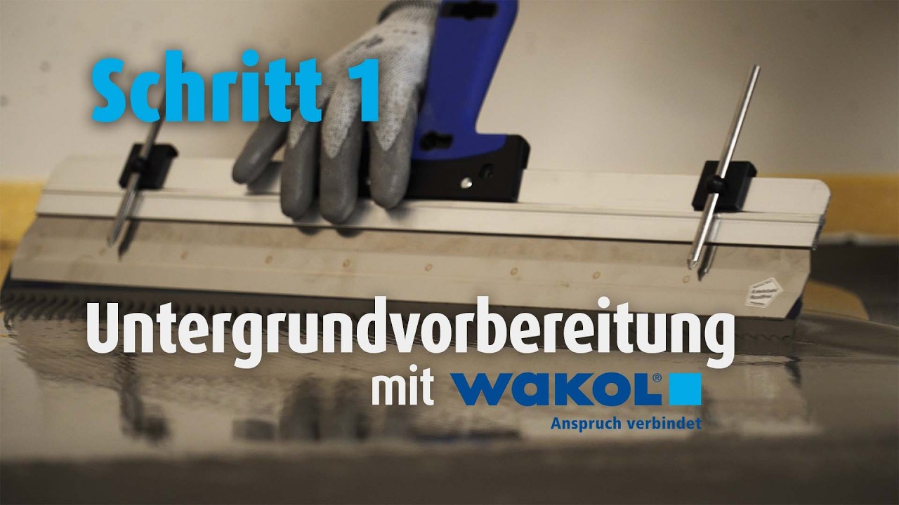 LOBA StyleFloor - TTT | Schritt 1 | Untergrundvorbereitung