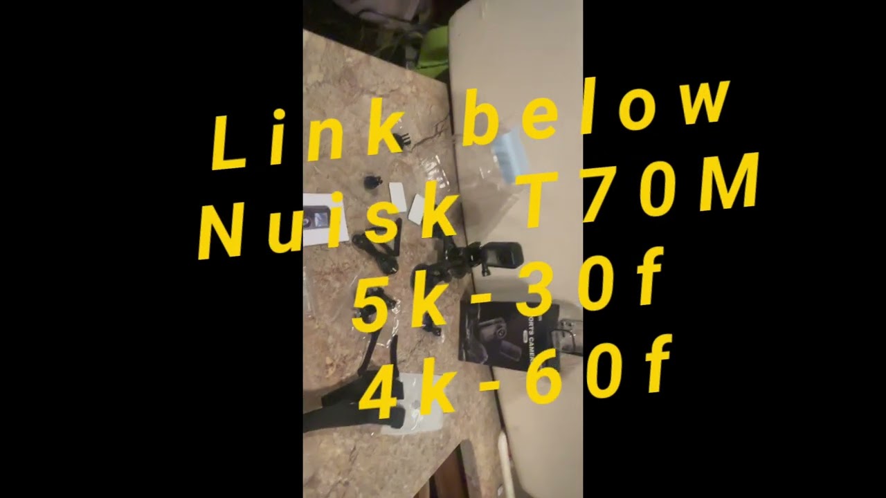 Nuisk t70m action camera-UNBOXING-