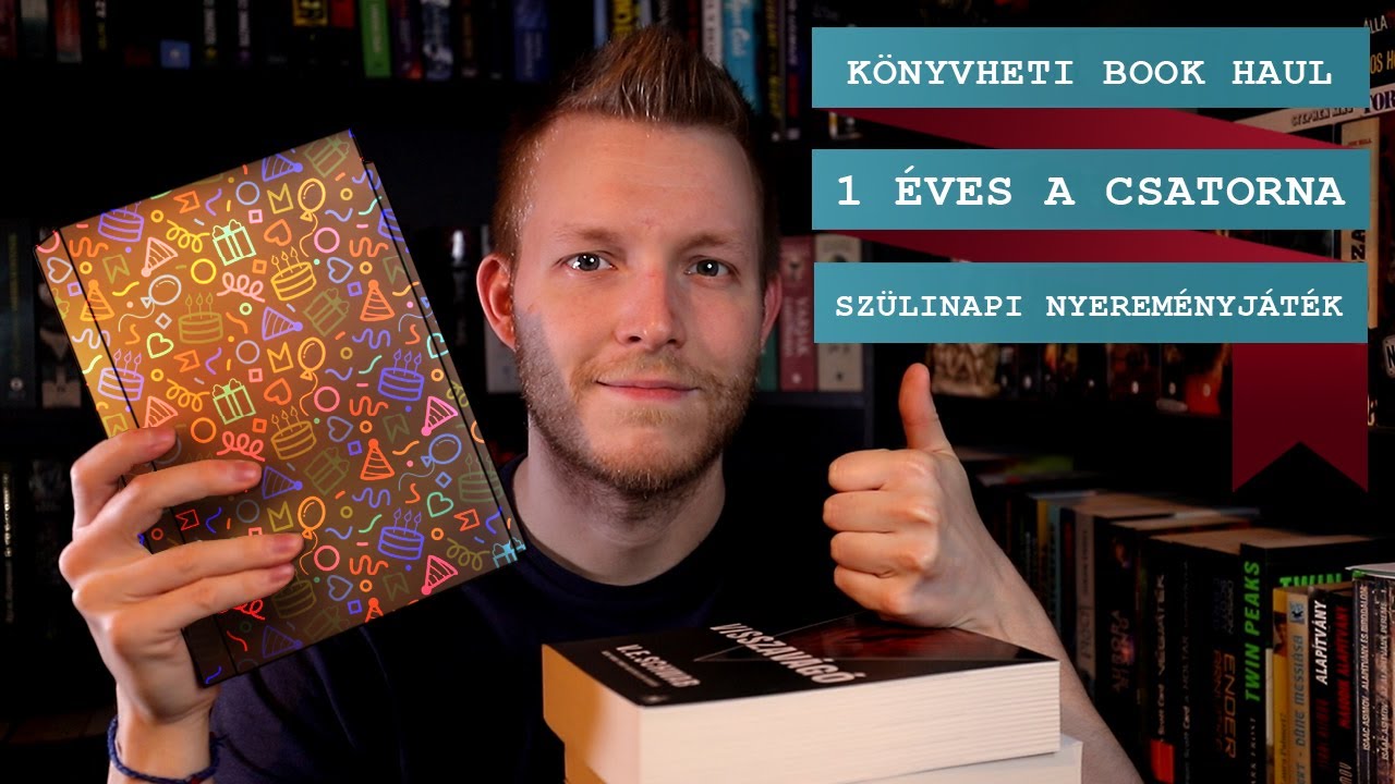 Mit vettem a Könyvhéten? 📚 |  1 éves a csatorna 🎉 + Nyereményjáték (lezárult)! 🎁