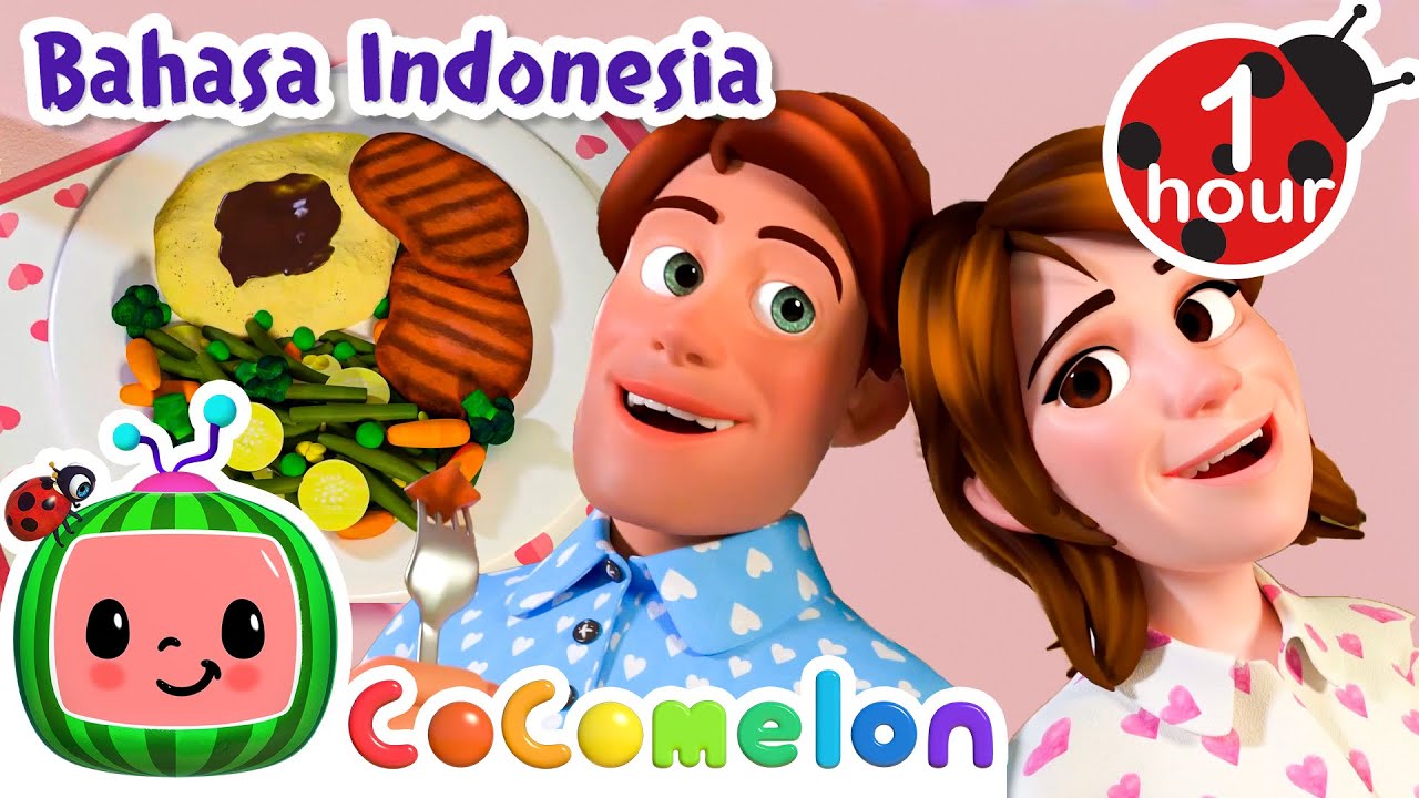 Skidamarink – Cinta & Pelukan 🎶 – Love & Hugs | CoComelon Bahasa Indonesia - Lagu Anak Anak