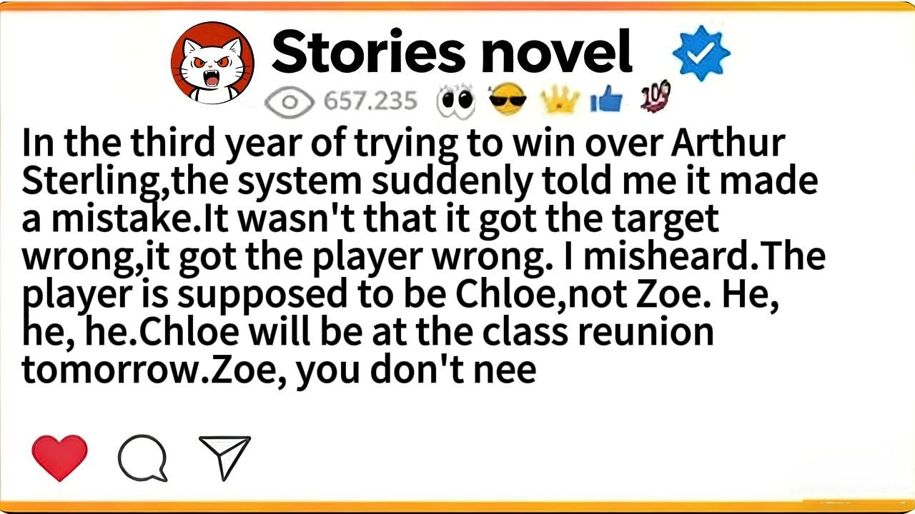 In the third year of trying to win over Arthur Sterling,the system suddenly told me it made