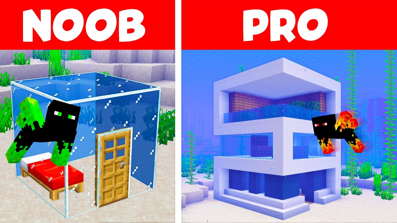 Minecraft: Как Построить Подводный База в Майнкрафт?