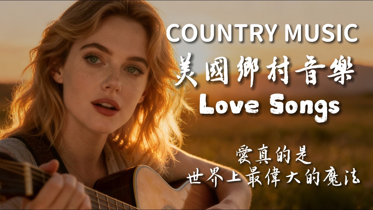 【療愈放鬆歌單】2026超好聽美國鄉村音樂｜溫柔女聲x簡單旋律x愛你的心｜適合一個人聽的音樂｜讀書·工作·治愈背景音樂｜愛是最偉大的魔法 | #countrymusic #lovesongs