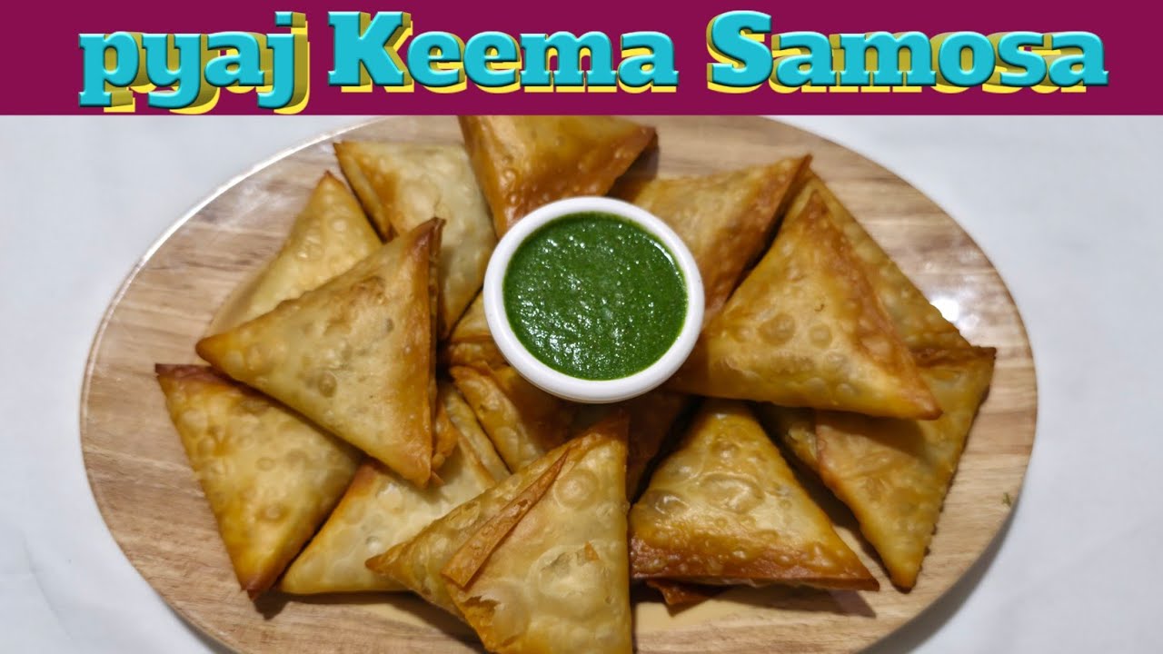 Pyaj Keema Samosa Perfect Keema Samosa Recipe  @Cookingwithkhann 