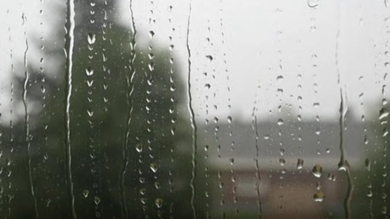 Calming Rain on Glass • Sleep, Study & Stress Relief Ambience