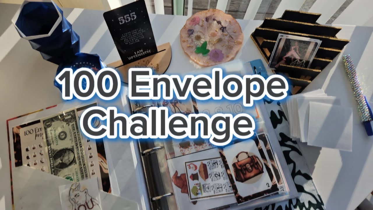 ✨️Mini Monday✨️100 Envelope Binder✨️#cashenvelopestuffing✨️#budgetcommunity✨️#savingschallenges 